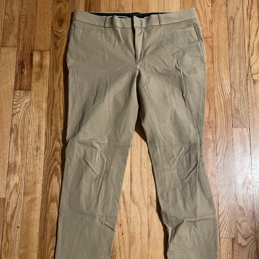 Banana Republic SLOAN SLIM HIGH-RISE ANKLE PANT; size 12